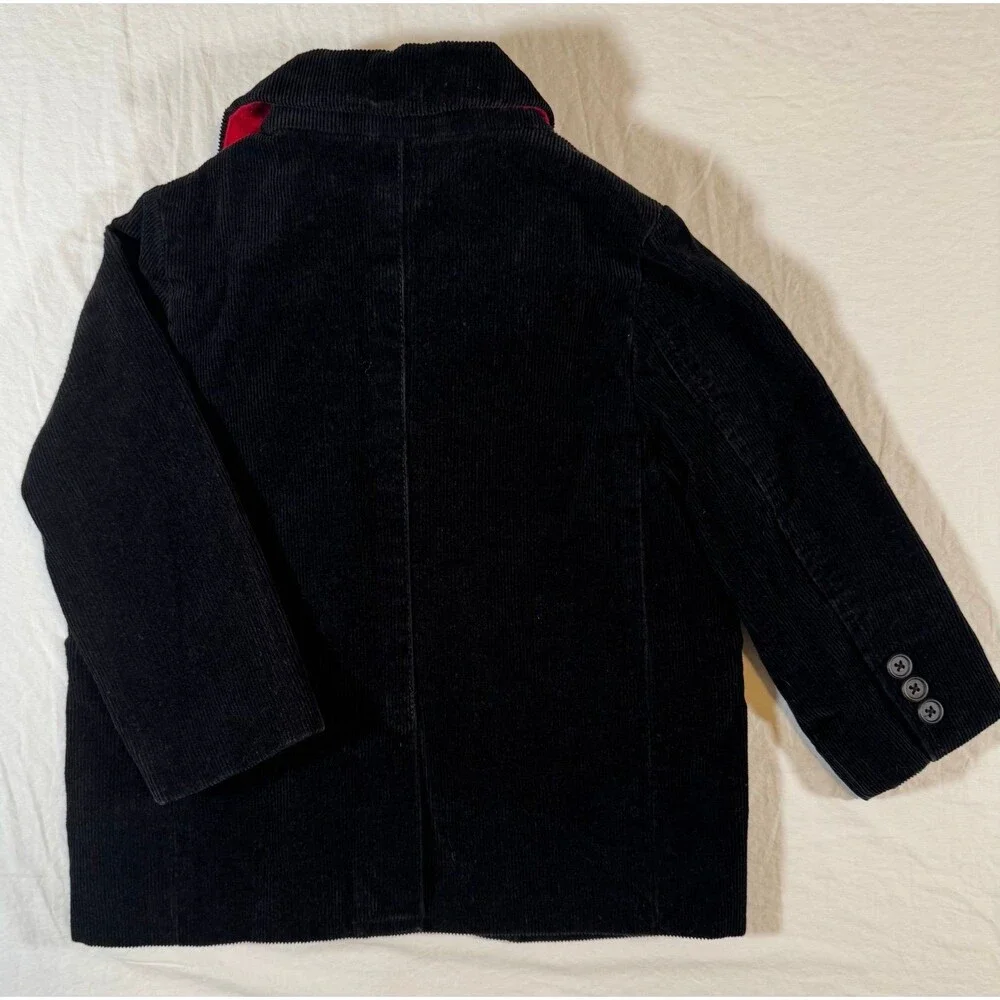 NWOT Baby Gap Holiday Corduroy Dinner / Dress Jacket Size 3T, Black